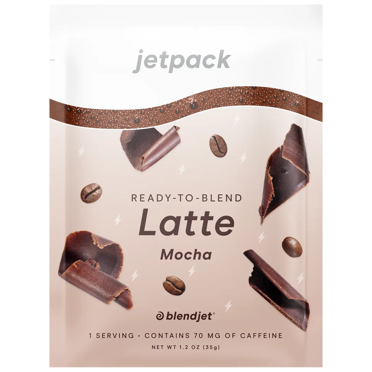BlendJet JetPack latte koffein vegansk