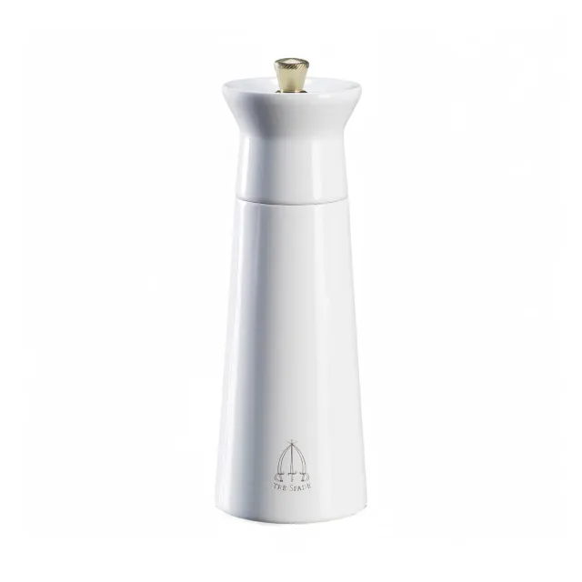 Trespade Nabucco 15 saltkvern hvit blank 15 cm