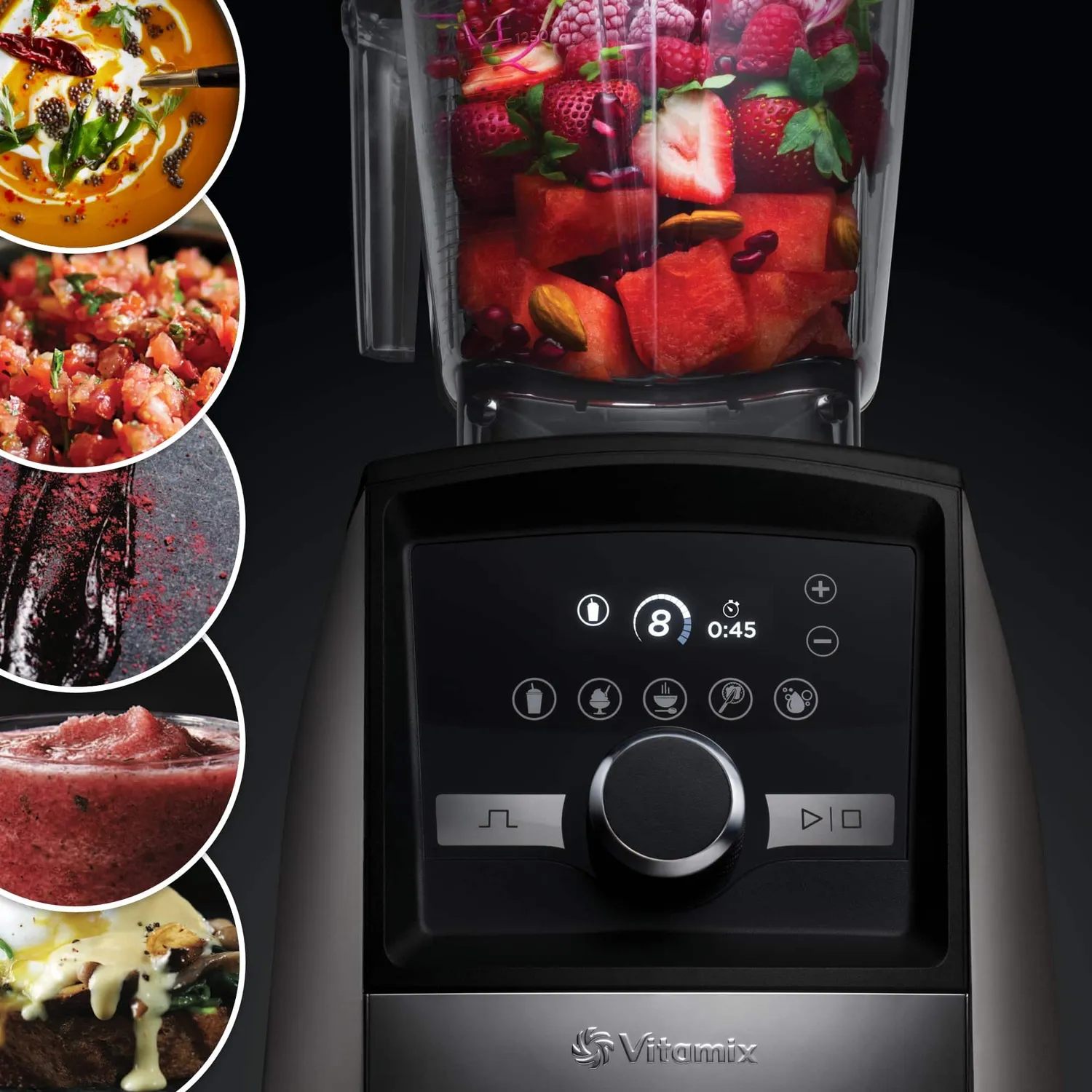 Vitamix Ascent A3500i blender børstet stål 2 liter touch