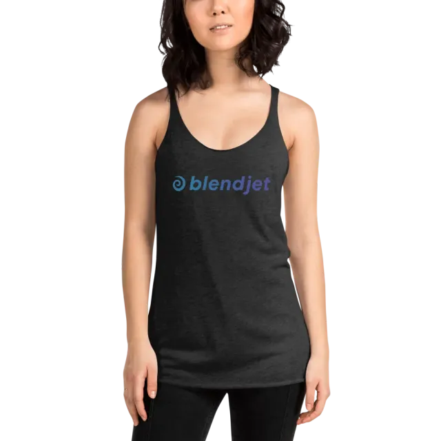 BlendJet Gradient Logo Racerback singlet dame