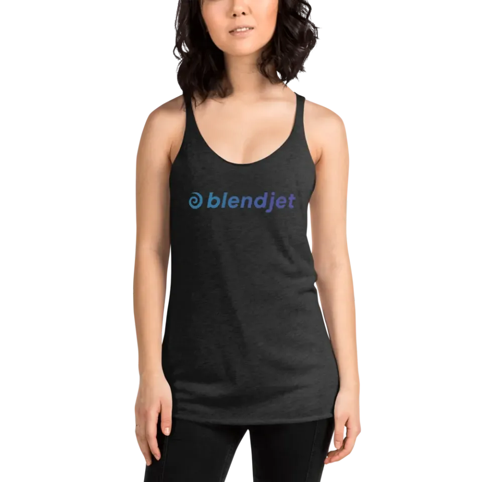 BlendJet Gradient Logo Racerback singlet dame