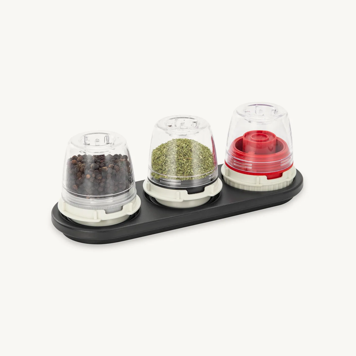 FinaMill Trio stablebrett krydderkvern black 1-pk stablebar
