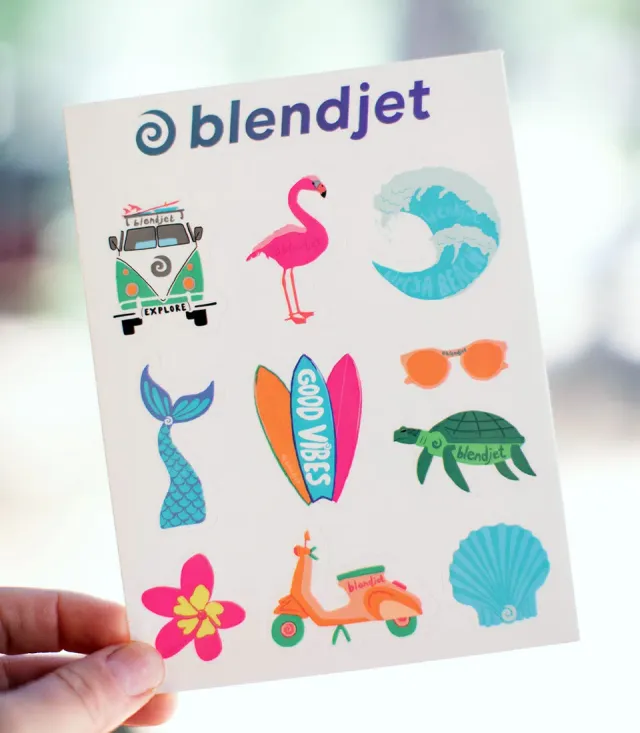 BlendJet Beach klistremerker vanntette sett