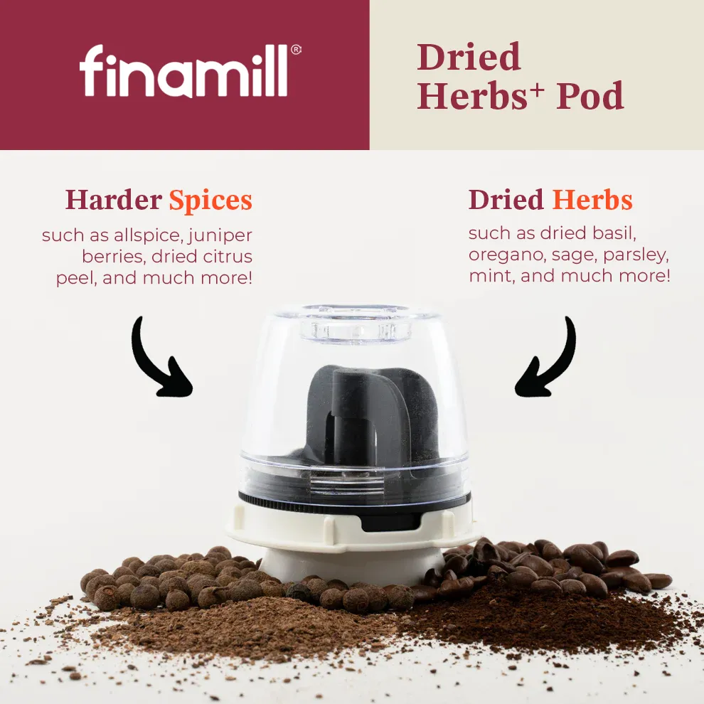 FinaMill Dried Herbs+ Pod krydderkapsel urter