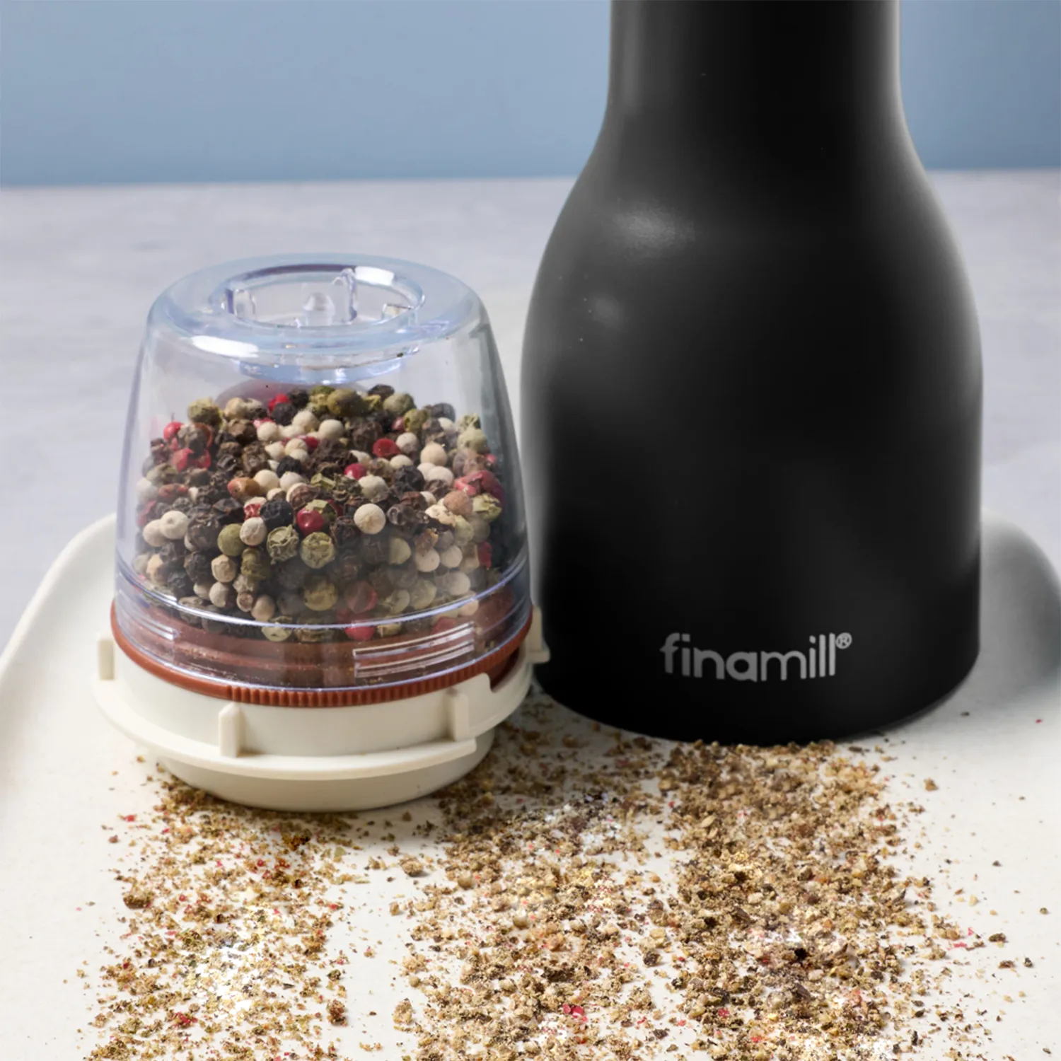 FinaMill Pepper Pod krydderkvern pepper-pod justerbar
