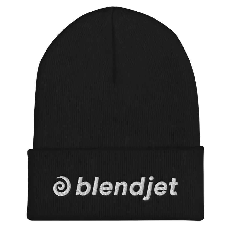 BlendJet Logo lue svart unisex akryl