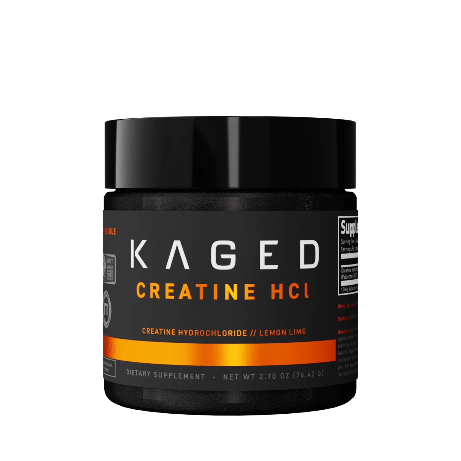 Kaged Creatine HCl kreatin fruit punch 75 porsjoner