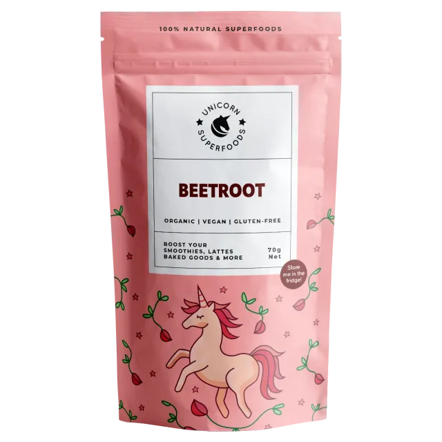 BlendJet Unicorn pitayapulver 70 g rosa farge