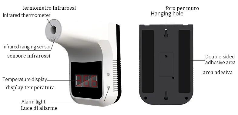 Fimar infrarødt termometer kontaktfri mat