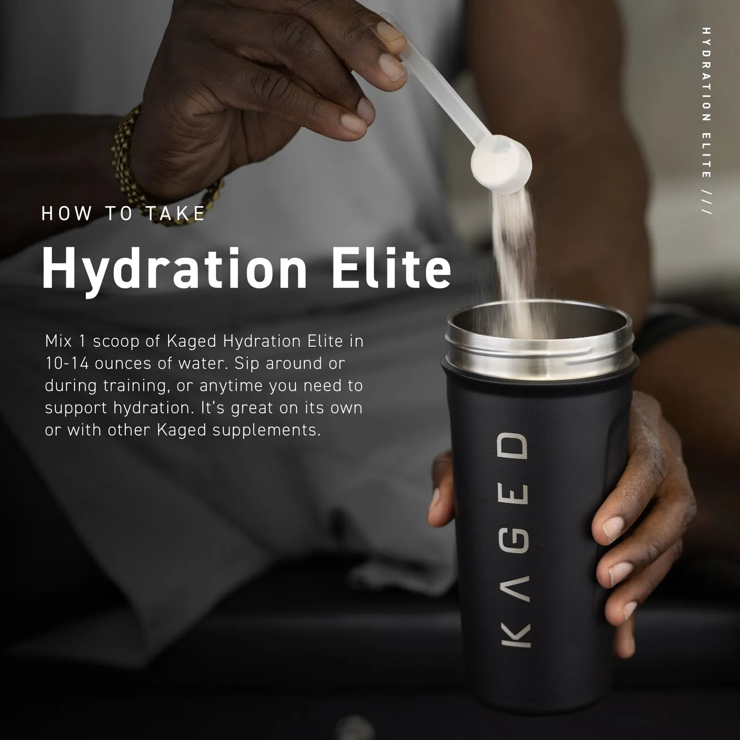 Kaged Hydration Elite elektrolytt sitron lime 30 porsj