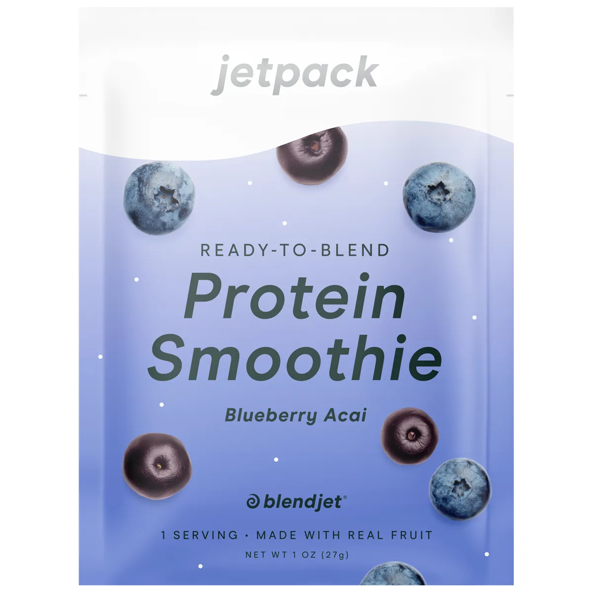 BlendJet JetPack proteinsmoothie vegansk