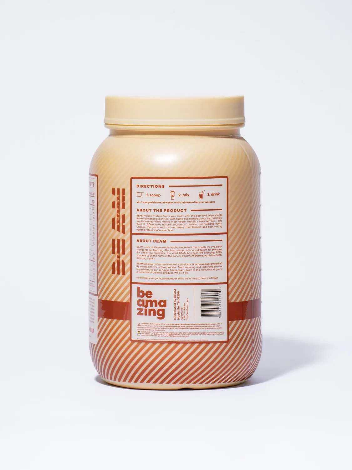 BlendJet BEAM Be Amazing vegansk proteinpulver 25 porsjoner