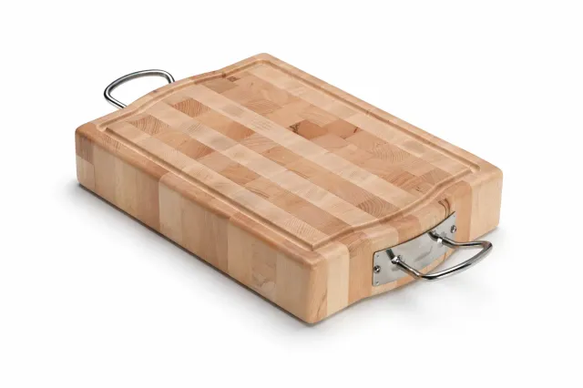 Trespade Maestro skjærebrett bøk 45x30x8 med håndtak