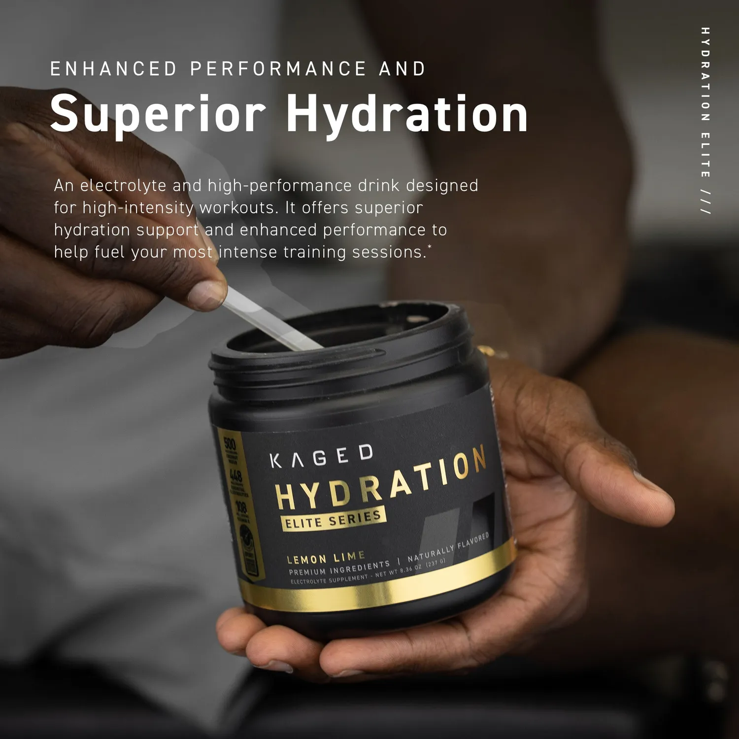 Kaged Hydration Elite elektrolytt sitron lime 30 porsj