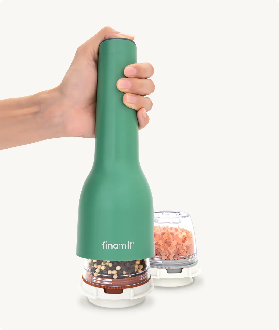 FinaMill Classic Rechargeable krydderkvern Soft Cream
