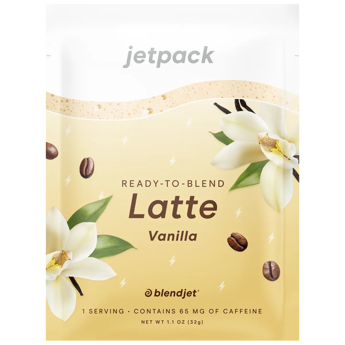 BlendJet JetPack latte koffein vegansk