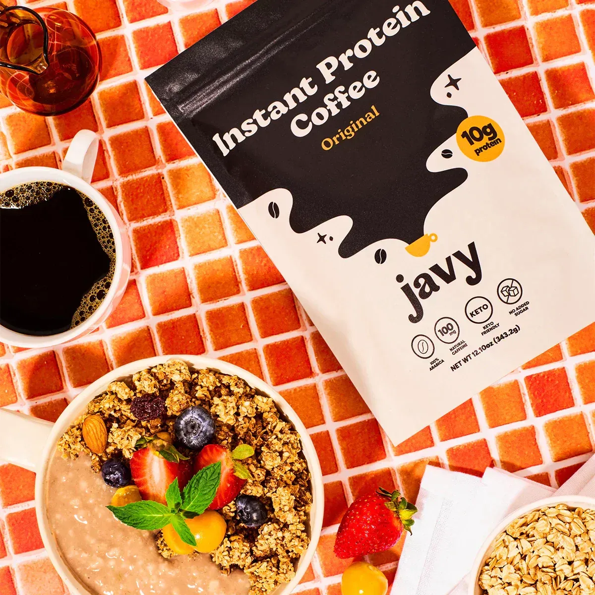 Javy Instant Protein Coffee proteinkaffe med protein