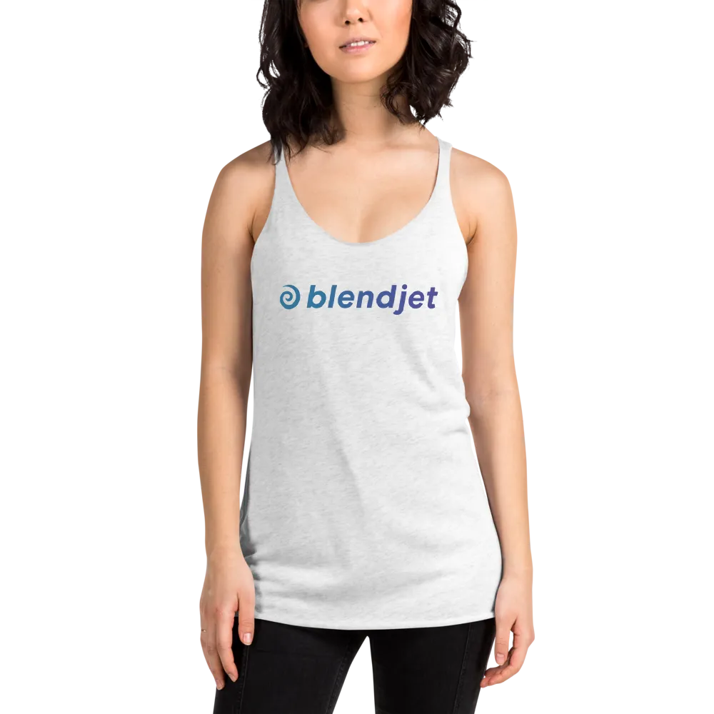 BlendJet Gradient Logo Racerback singlet dame